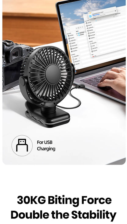 Aramnew ChillMate Portable Clip FanLightweight, quiet and built for everyday comfort.