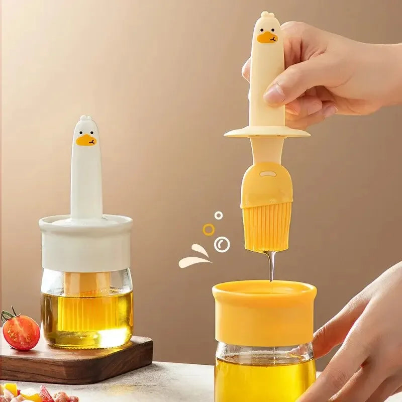 Non-Drip Oil Brush Bottlae – Easy Cooking Tool
