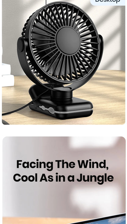 Aramnew ChillMate Portable Clip FanLightweight, quiet and built for everyday comfort.