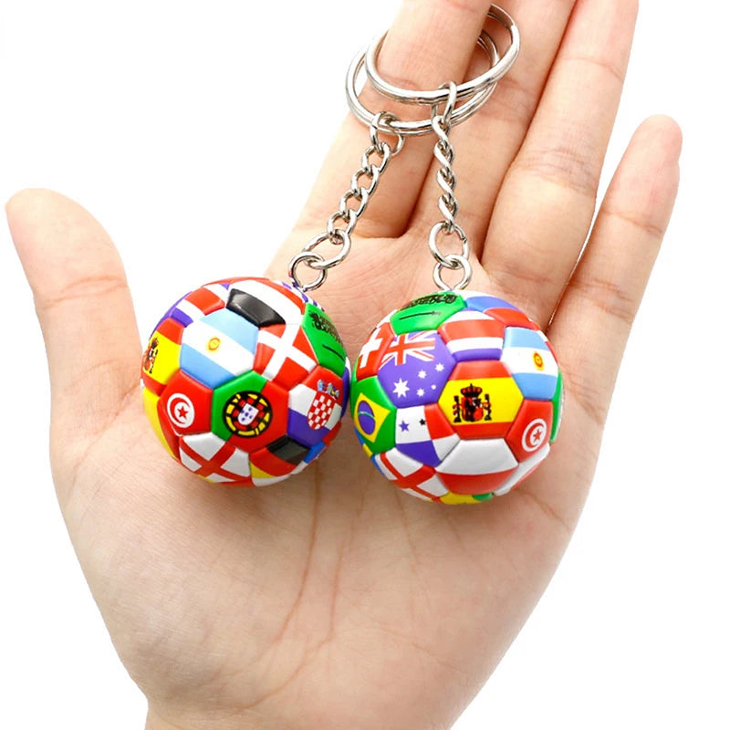 GoalGlobe Nation Keyring Carry the passion of the beautiful game everywhere you go.