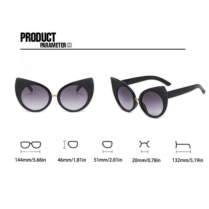 Gothic Cat Eye Halloween Shades Own the Night. Rule Halloween.