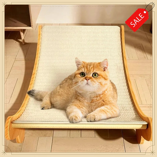 Aramnew PurrCraft Scratch Lounge
Durable wooden comfort for playful paws and peaceful naps.