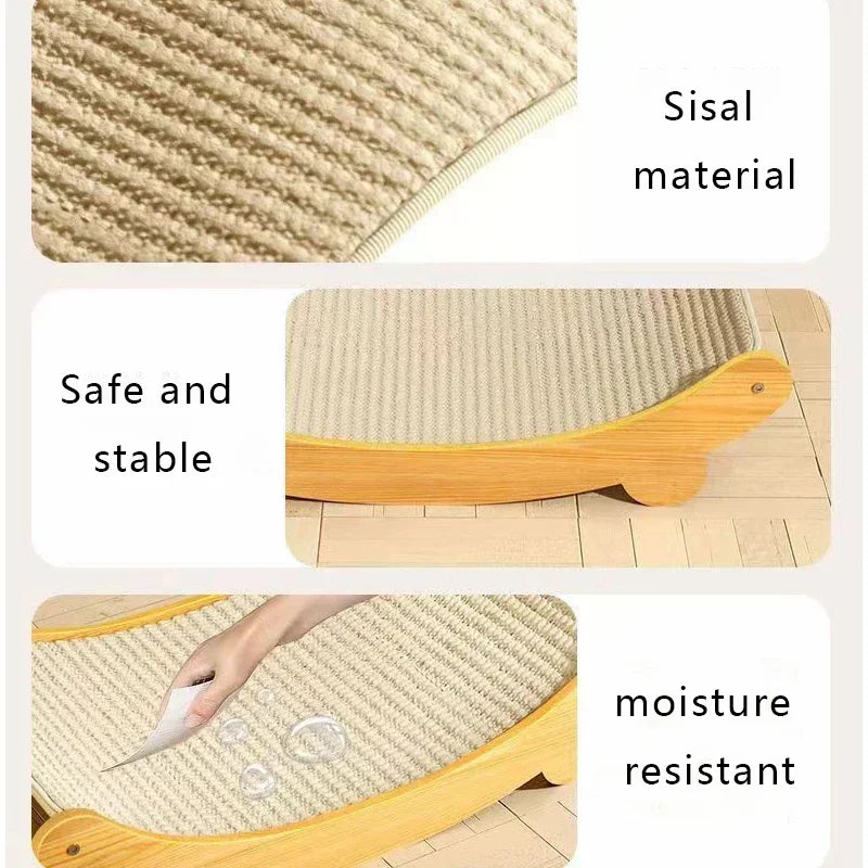 Aramnew PurrCraft Scratch Lounge
Durable wooden comfort for playful paws and peaceful naps.