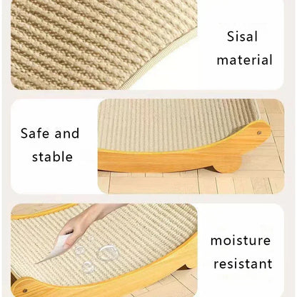 Aramnew PurrCraft Scratch Lounge
Durable wooden comfort for playful paws and peaceful naps.