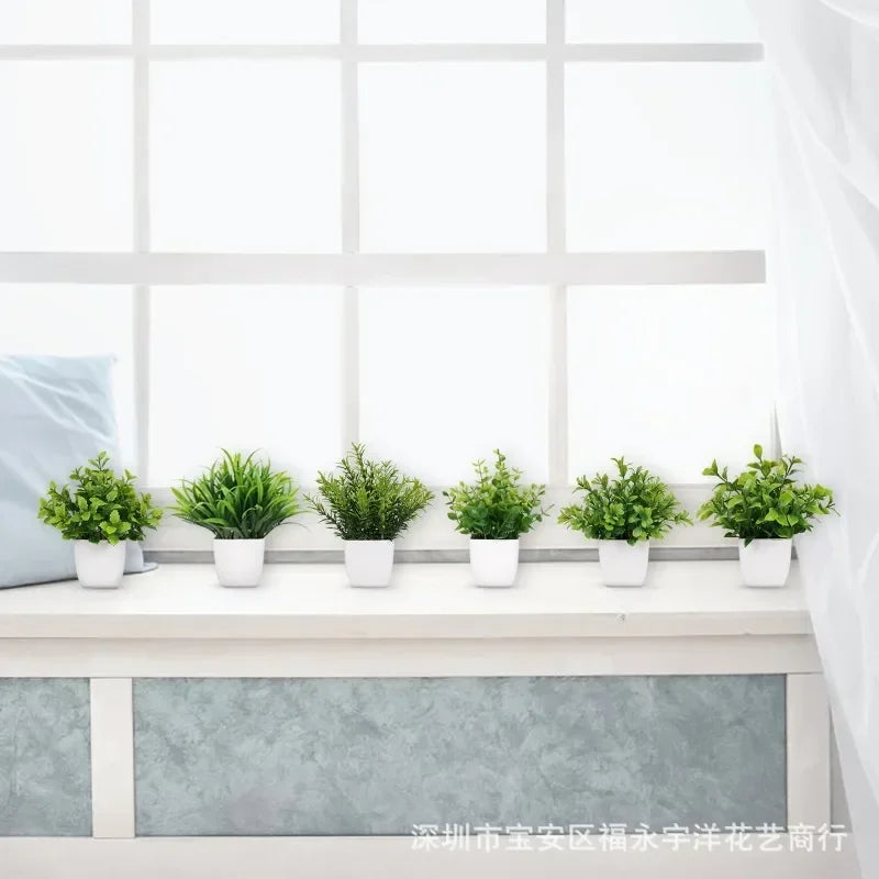 Artificial Bonsai Plant in Pot for Home Decor