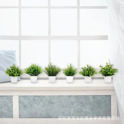Artificial Bonsai Plant in Pot for Home Decor