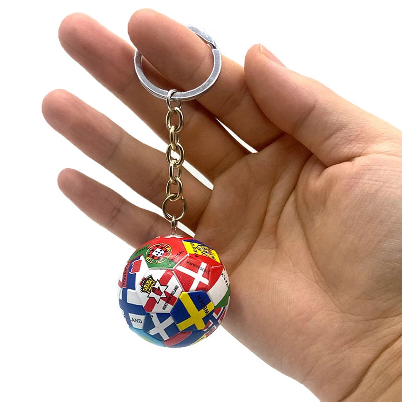 GoalGlobe Nation Keyring Carry the passion of the beautiful game everywhere you go.