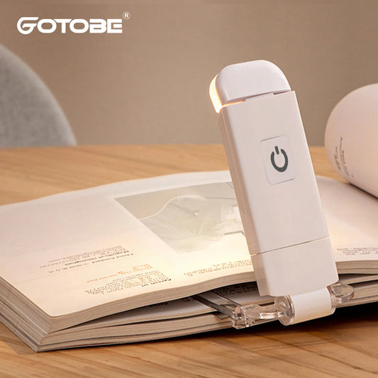 Aramnew GlowMark Book Light. A clever bookmark-style lamp with soft LED light to protect your eyes while you read.