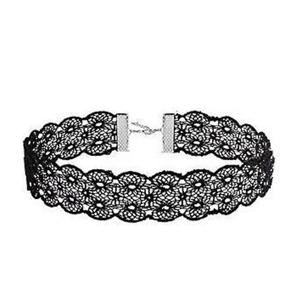 Gothic Lace Halloween Choker Own the Night with Gothic Elegance.