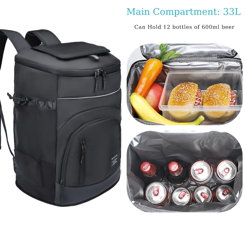 Aramnew ChillVoyage 33L Insulated Adventure Backpack