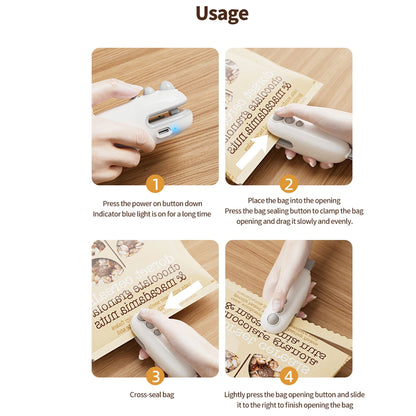 Aramnew HandySeal Pro. No more wasted snacks quick sealing made simple.