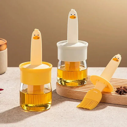 Non-Drip Oil Brush Bottlae – Easy Cooking Tool