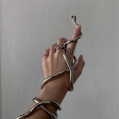 Wicked Snake Statement Necklace Make Your Halloween Look Fearlessly Bold.