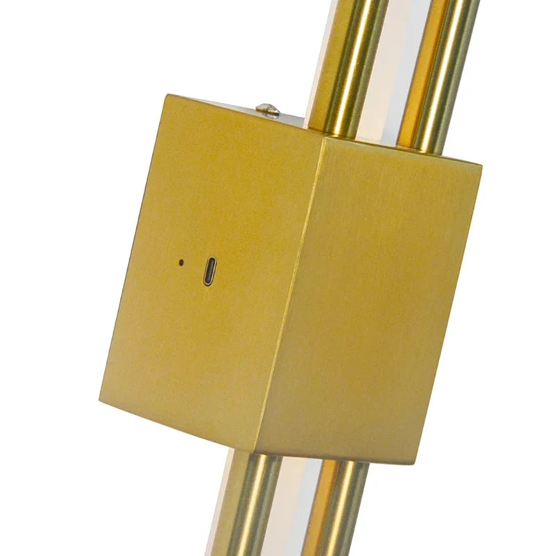 Lámpara de pared LED nórdica con enchufe USB para decoración de dormitorio