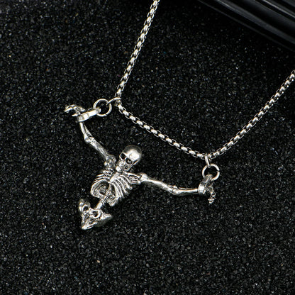 Midnight Skull Necklace Bold. Gothic. Unforgettable.