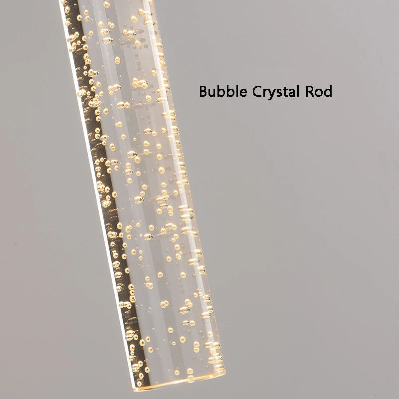 Modern LED Wall Light – Crystal Bubble Design