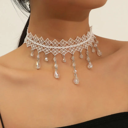 Gothic Lace Halloween Choker Own the Night with Gothic Elegance.