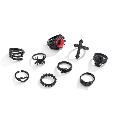 Wicked Skull & Devil Rings Make Your Halloween Look Fearlessly Bold.