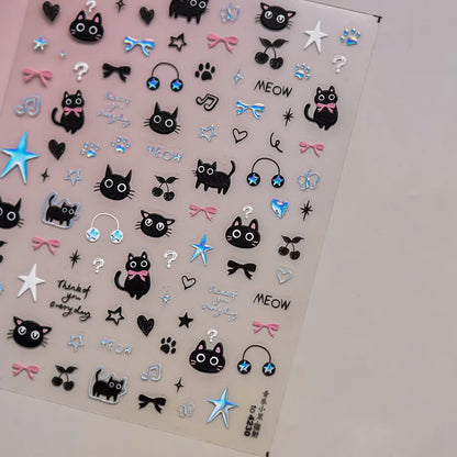 Spooky Skeleton Nail Stickers Give Your Nails a Wicked Halloween Twist.