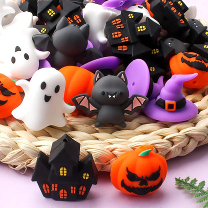 Spooky Bat & Pumpkin Beads Craft Your Own Halloween Magic.