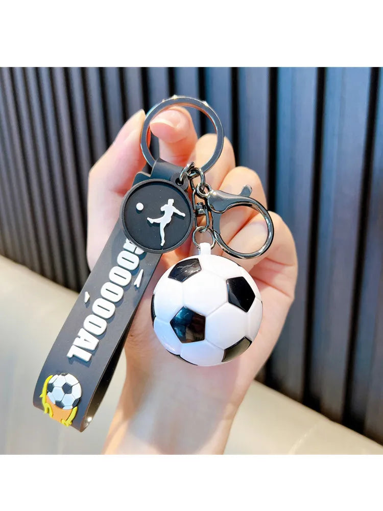 FanPulse Football Keyring Celebrate every goal with a stylish football charm.