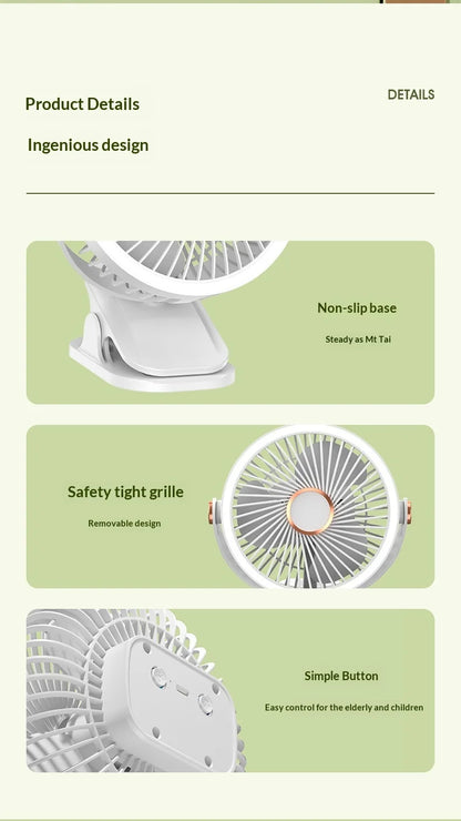 Aramnew AeroGlow™ Portable Fan
Powerful airflow, quiet comfort and 720° flexibility.