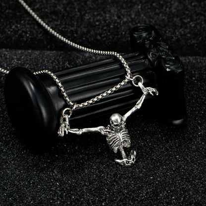 Midnight Skull Necklace Bold. Gothic. Unforgettable.