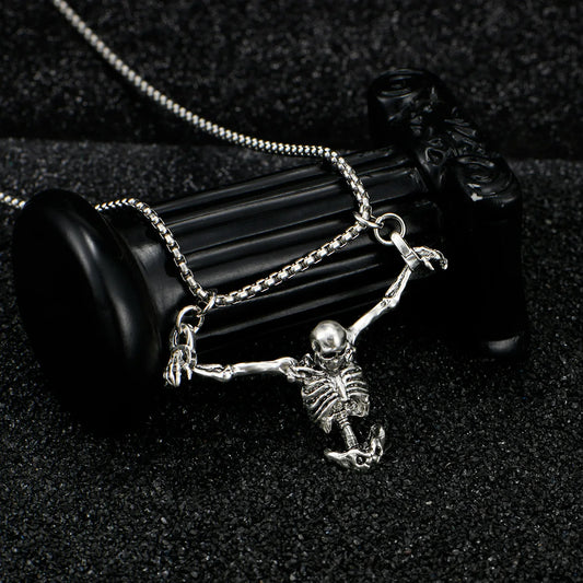 Midnight Skull Necklace Bold. Gothic. Unforgettable.