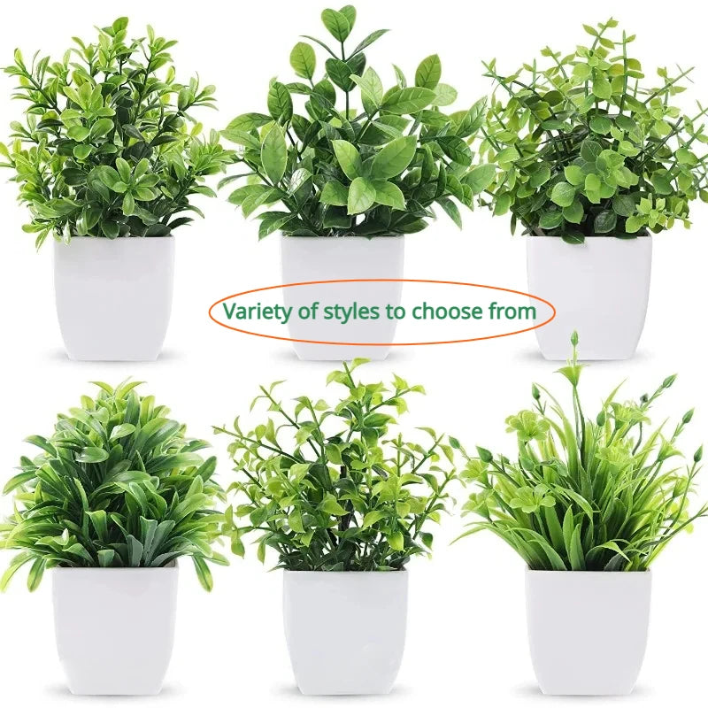 Artificial Bonsai Plant in Pot for Home Decor
