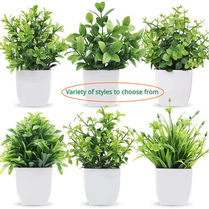 Artificial Bonsai Plant in Pot for Home Decor