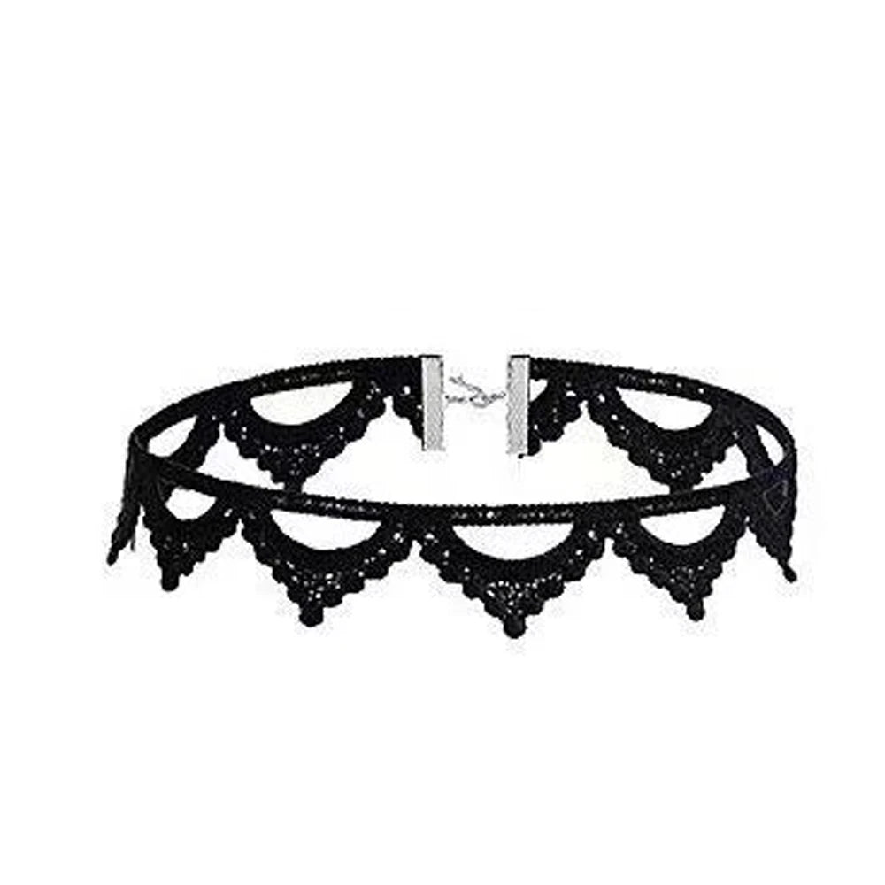 Gothic Lace Halloween Choker Own the Night with Gothic Elegance.