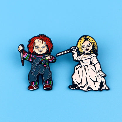 Midnight Horror Pins A Dark Touch for Your Halloween Look.