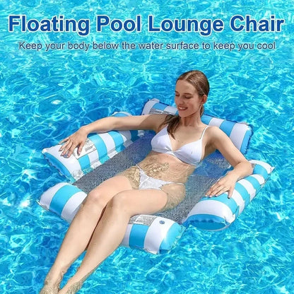 AquaLounge
Floating Hammock Relax, drift and enjoy effortless comfort on the water.