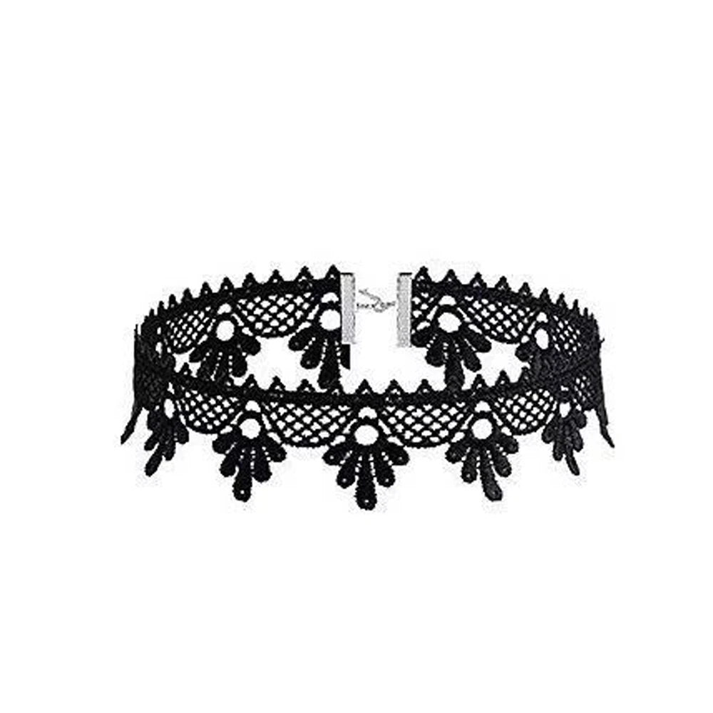 Gothic Lace Halloween Choker Own the Night with Gothic Elegance.